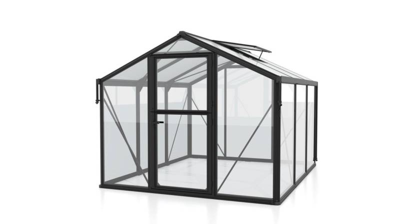 Vitavia Gewächshaus Deimos  8500 ESG 3 mm 260 x 327 cm schwarz von Vitavia