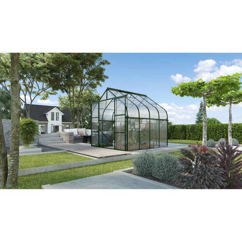 Vitavia Gewächshaus 'Diana 6700' 254 x 254 cm mit 4 mm Hohlkammerplatten smaragdfarben von Vitavia