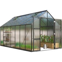 Vitavia Gewächshaus "Domus 11500", mit Doppelschwingtüren und bodentiefer Türschwelle, 4 mm Hohlkammer von Vitavia