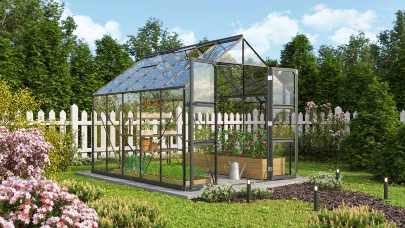 Vitavia Gewächshaus Domus 8300 257 x 324 cm 3 mm Sicherheitsglas von Vitavia