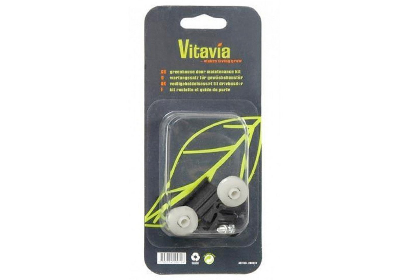 Vitavia Gewächshaus Ersatz-Set Gewächshaus-Schiebetür, für Vitavia & Pergart Gewächshäuser, 2-St., (Rollenset), Kugelgelagerte Türrollen von Vitavia