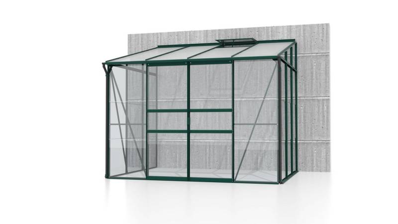 Vitavia Gewächshaus Ida 5200 ESG/HKP Smaragd Alu mit 2 Fenster von Vitavia