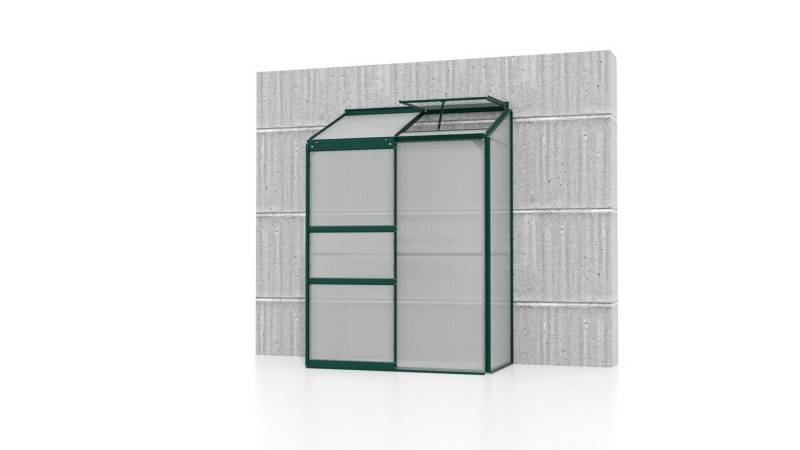 Vitavia Gewächshaus Ida 900 HKP 4mm Smaragd Alu mit 1 Fenster von Vitavia