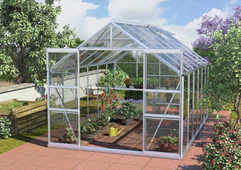 Vitavia Gewächshaus Mars 9900 254 x 379 cm 3 mm Sicherheitsglas von Vitavia