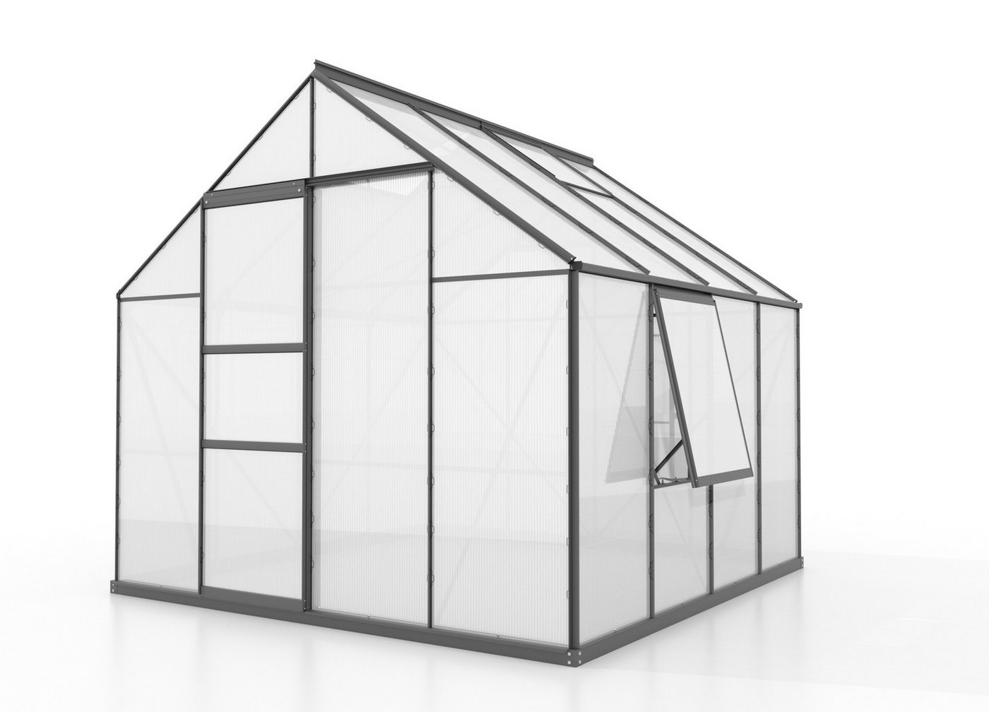 Vitavia Gewächshaus Meridian 1 6700 HKP 4 mm Schwarz 2 Dachfenster 1 Seitenfenster Vitavia Gewächshaus Meridian 1 6700 HKP 4 mm Schwarz 2 Dachfenster 1 Seitenfenster von Vitavia
