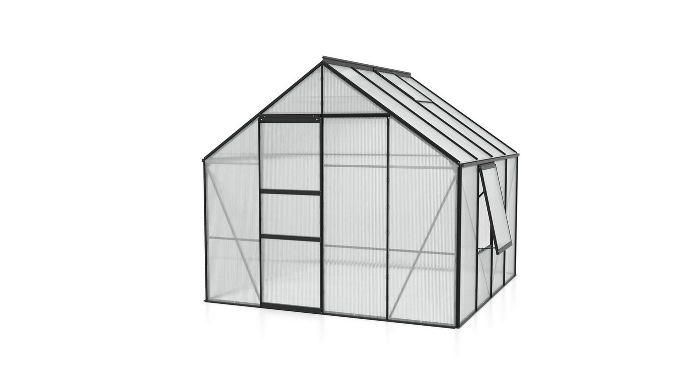 Vitavia Gewächshaus Meridian 1 6700 HKP 6 mm Schwarz 2 Dachfenster 1 Seitenfenster Vitavia Gewächshaus Meridian 1 6700 HKP 6 mm Schwarz 2 Dachfenster 1 Seitenfenster von Vitavia