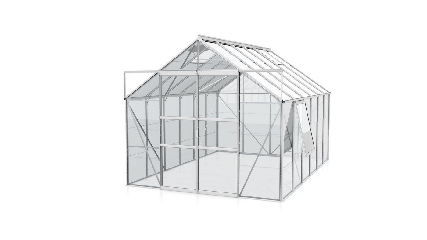 Vitavia Gewächshaus Meridian 2 9900 ESG 3 mm 2 Dachfenster 1 Seitenfenster Aluminium Vitavia Gewächshaus Meridian 2 9900 ESG 3 mm 2 Dachfenster 1 Seitenfenster Aluminium von Vitavia