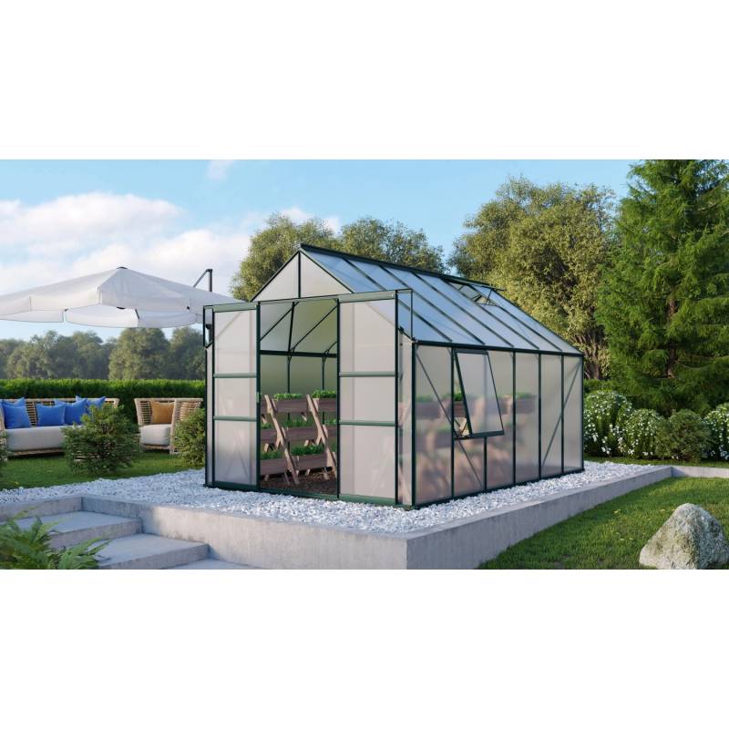 Vitavia Gewächshaus Meridian 2 - 9900 HKP 4 mm - Smaragd Vorzugsset von Vitavia