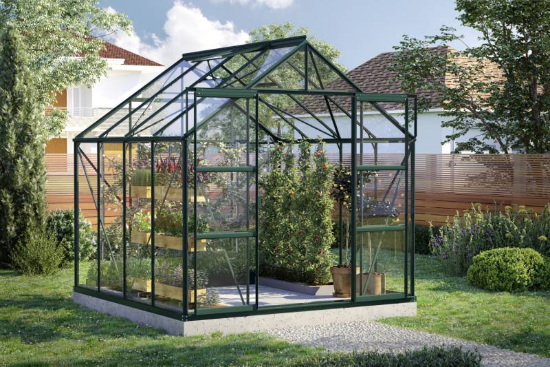 Vitavia Gewächshaus Uranus 6700 254 x 254 cm 3 mm Sicherheitsglas von Vitavia
