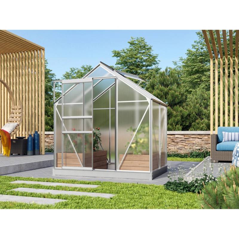 Vitavia Gewächshaus Venus 2500 HKP 4 mm Alu-Blank 2,5 m² von Vitavia
