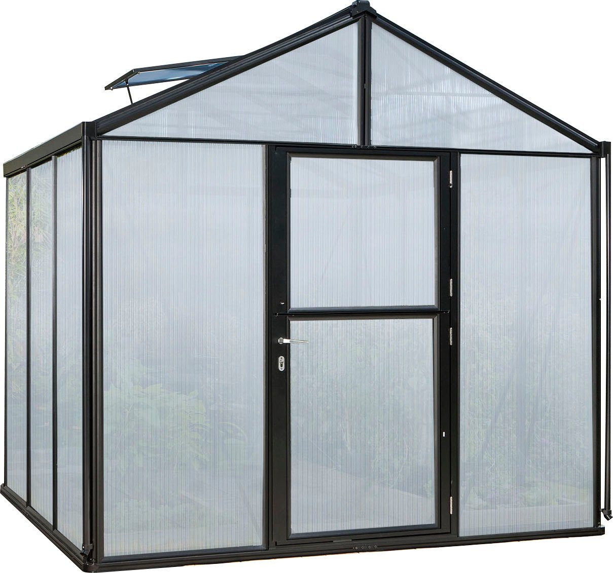 Vitavia Gewächshaus Zeus 6200, BxTxH: 258,4 x 242 x 250,4 cm, 16 mm Wandstärke, besonders stabile Alu-Profile, 16 mm Hohlkammerplatten Vitavia Gewächshaus Zeus 6200, BxTxH: 258,4 x 242 x 250,4 cm, 16 mm Wandstärke, besonders stabile Alu-Profile, 16 mm Hohlkammerplatten von Vitavia