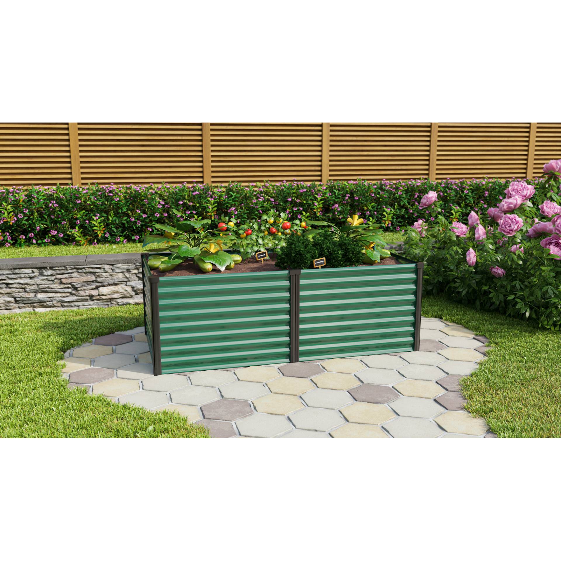 Vitavia Hochbeet 'Linus 630' 188 x 63 x 96 cm grün Vitavia Hochbeet 'Linus 630' 188 x 63 x 96 cm grün von Vitavia