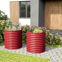 Vitavia - Hochbeet 'Terra 858', rubin rot, 86 cm, Modell 'Rund' Vitavia - Hochbeet 'Terra 858', rubin rot, 86 cm, Modell 'Rund' von Vitavia