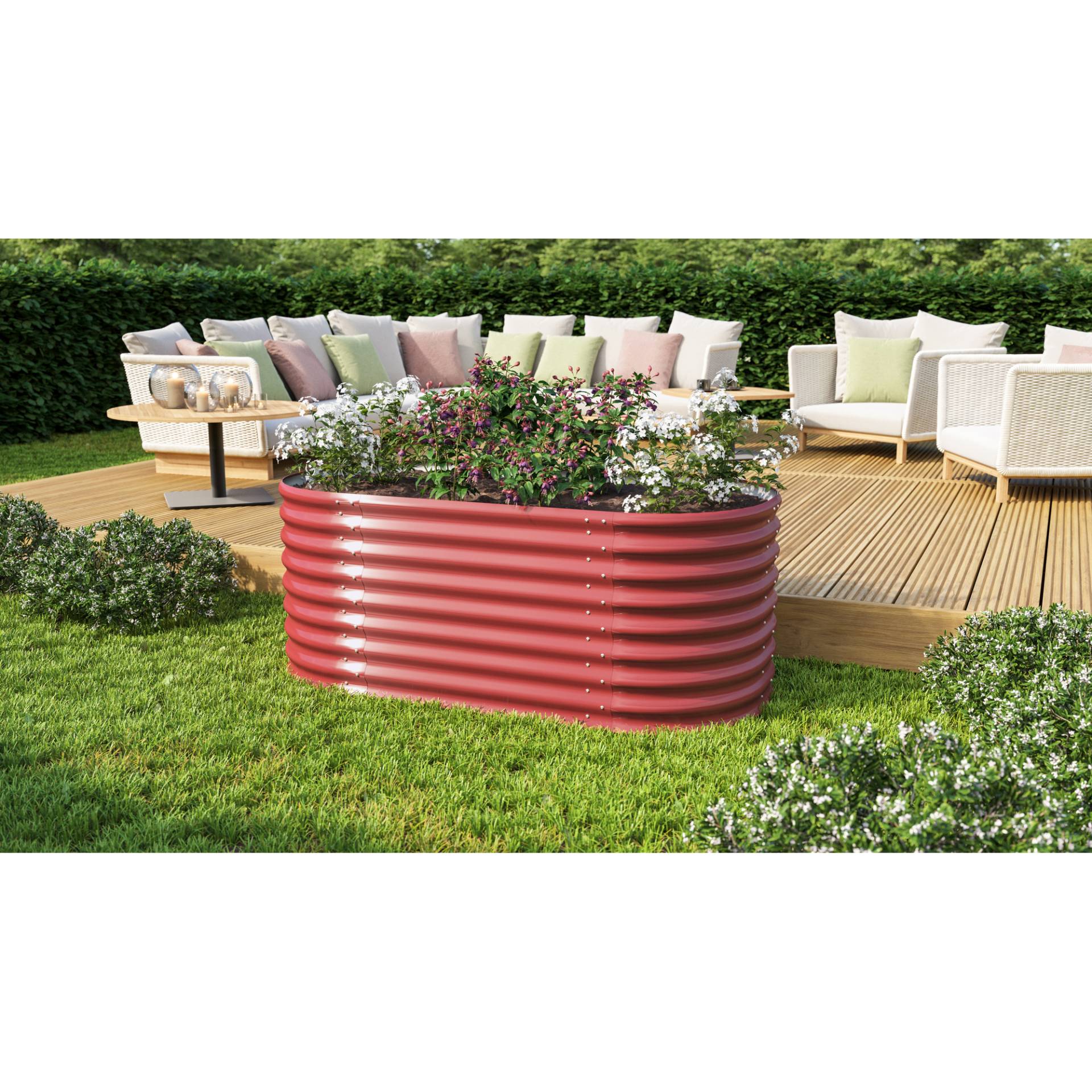 Vitavia Hochbeet 'Vita 630 Basic' 162 x 63 x 82 cm rubinrot Vitavia Hochbeet 'Vita 630 Basic' 162 x 63 x 82 cm rubinrot von Vitavia