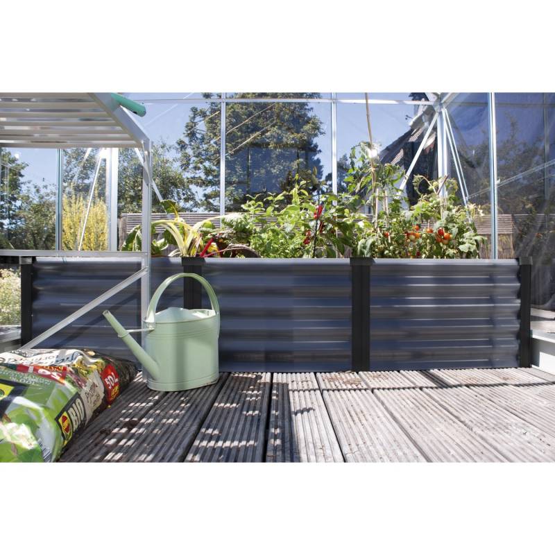 Vitavia Hochbeete Linus in & out 401 S Granit-Schwarz B 65 cm x L 185 cm von Vitavia