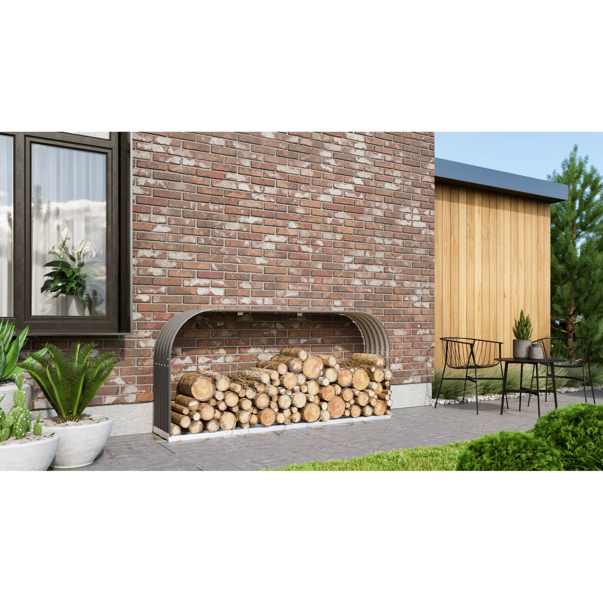 Vitavia Kaminholzregal 'Ardor 401' granit 210 x 100 x 41 cm Vitavia Kaminholzregal 'Ardor 401' granit 210 x 100 x 41 cm von Vitavia
