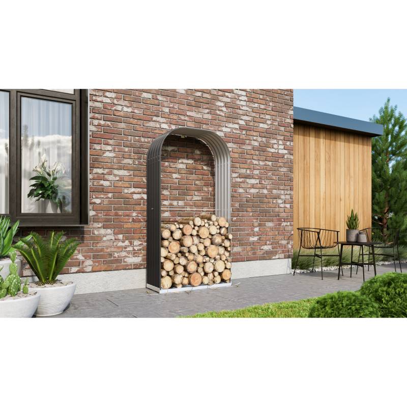 Vitavia Kaminholzregal 'Ardor 401' granit 99,1 x 200 x 40,1 cm von Vitavia