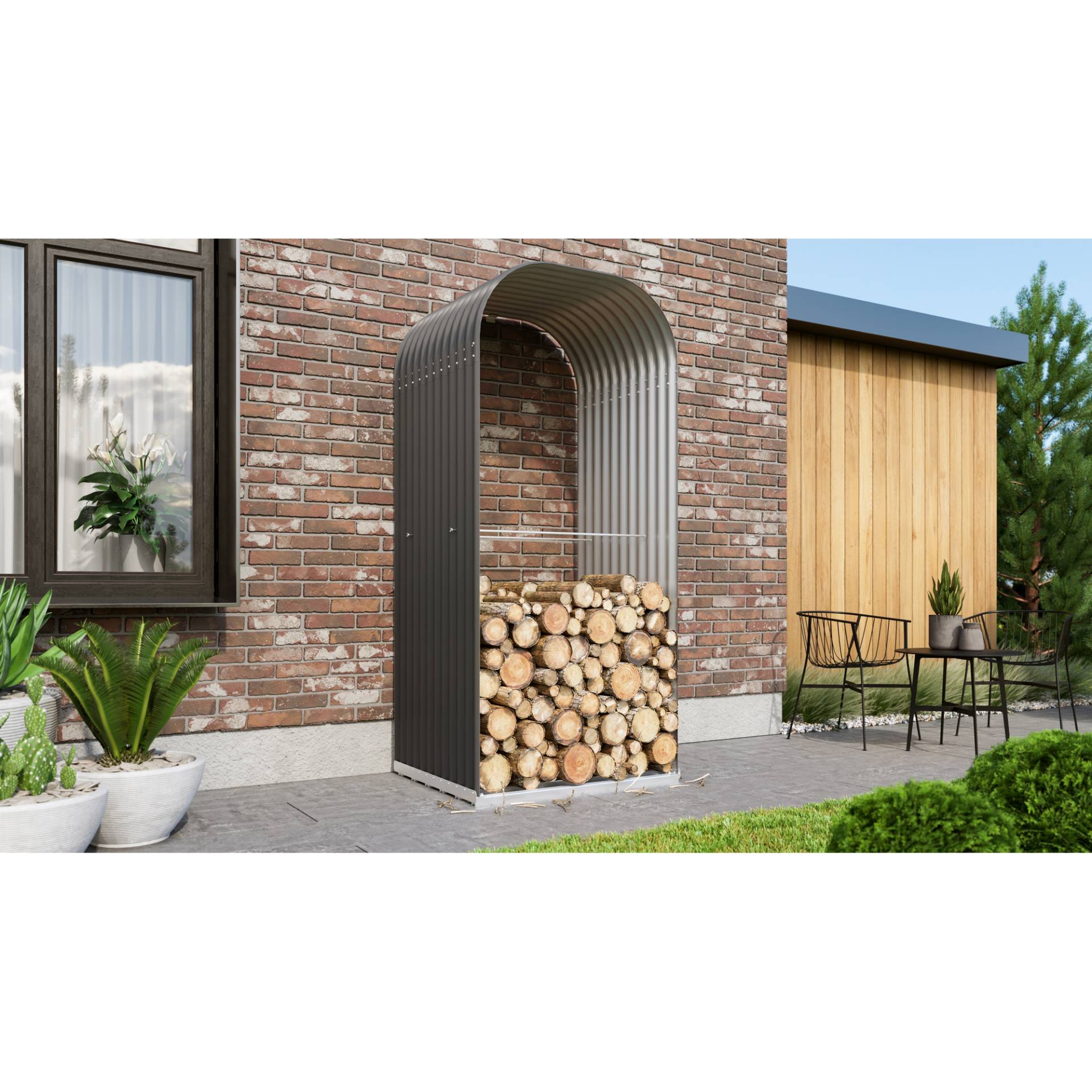Vitavia Kaminholzregal 'Ardor 858' granit 99,1 x 223,1 x 85,8 cm Vitavia Kaminholzregal 'Ardor 858' granit 99,1 x 223,1 x 85,8 cm von Vitavia
