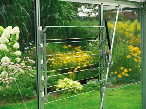 Vitavia Lamellen-Wandfenster aus Alu/Glas versch. Farben silber von Vitavia