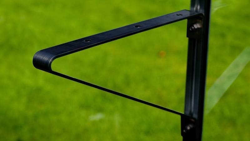 Vitavia Regalträger schwarz (2 Stück) von Vitavia