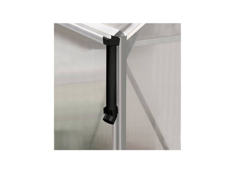 Vitavia Regenfallrohr Regenfallrohr 2er-Set für Gewächshäuser "Triton", "Eos" und "Merlin", (schwarz) von Vitavia