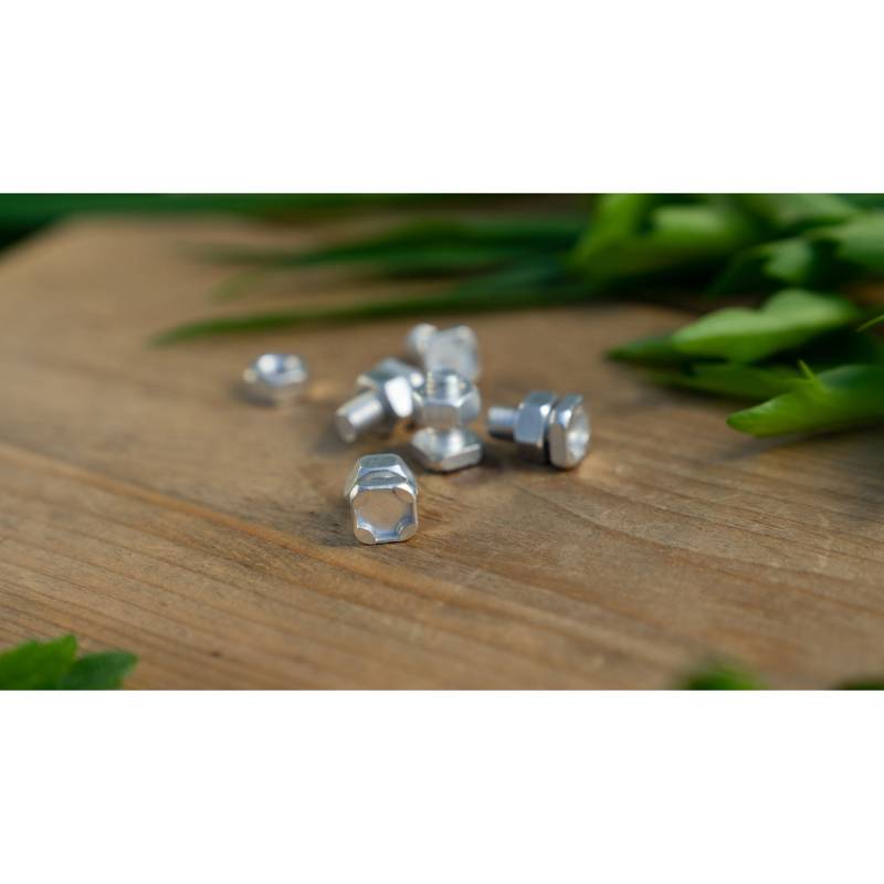 Vitavia Schrauben- und Muttern-Set Aluminium quadratisch 10 Stück von Vitavia