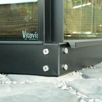 Vitavia - Stahlfundament 5000 für Gewächshaus Orion schwarz 5000 / 254,4 x 192,2 x 6,0 cm von Vitavia