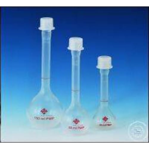 Vitlab Polymethylpenten Messkolben mit PP-Schraubkappe, Transparent, Klasse B, 25GL Gewinde, 500ml Kapazität, 270mm Höhe Vitlab Polymethylpenten Messkolben mit PP-Schraubkappe, Transparent, Klasse B, 25GL Gewinde, 500ml Kapazität, 270mm Höhe von Vitlab