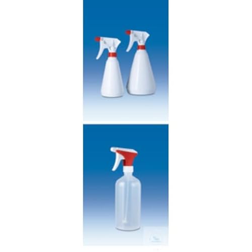 Vitlab Polypropylen Zerstäuberflasche, Weiß, 850ml Kapazität, 5 Stück von Vitlab