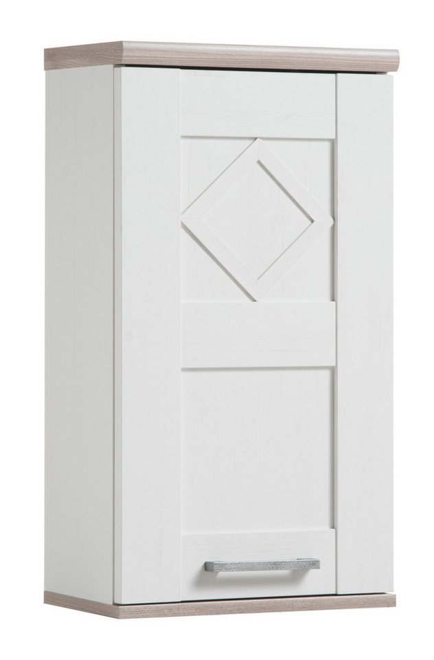 Vito Hängeschrank COUNTRY, Anderson Pinie Dekor, Nelson Eiche Dekor, (1-St) 1 Tür, 1 Einlegeboden, B 38 x H 67 x T 24 cm, Badmöbel von Vito