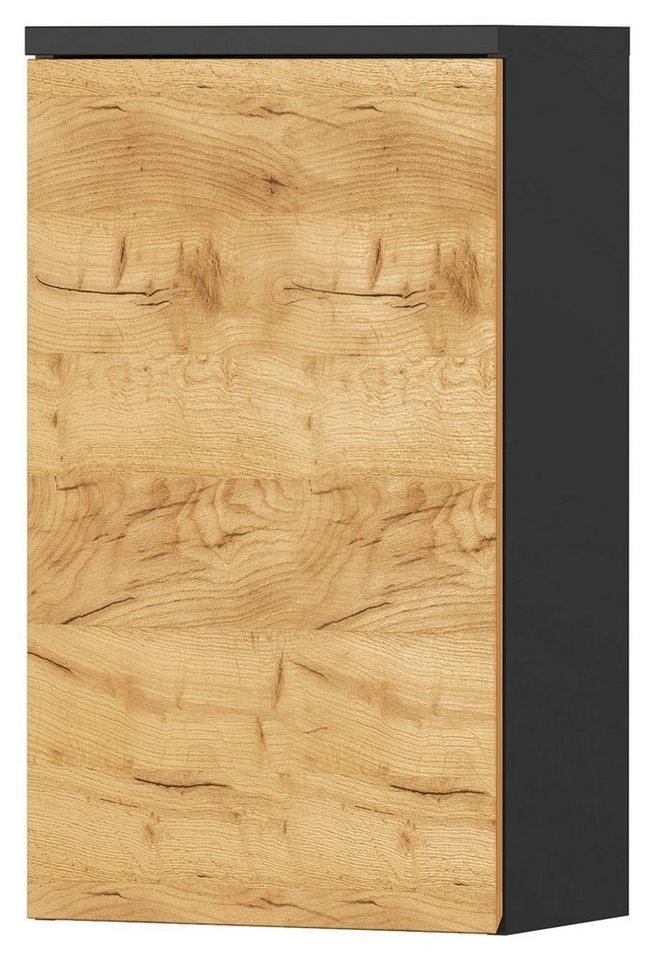 Vito Hängeschrank MAYOR, Graphit Dekor, Navarra Eiche Dekor, Breite 39 cm, 1 Tür von Vito