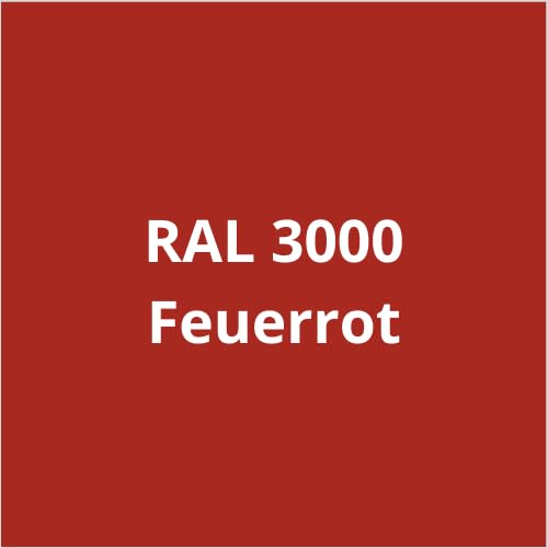 Viton Möbellack - 0,7 Kg - Seidenmatt Rot - Möbelfarbe auf Wasserbasis - HAE 30 - Feuerrot RAL 3000 von Viton