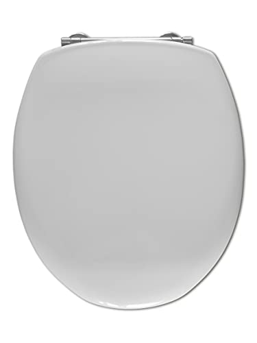 VitrA Bad 515188 WC-Sitz Sanimed 59 weiß mit Deckel Spezialbefestigung aus Edelstahl von VitrA