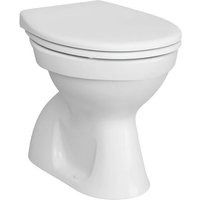 Bodenvase aus glänzend weißer Keramik - Vitra Normus - Mit Toilettensitze - Accessorio: Con copri wc von Vitra
