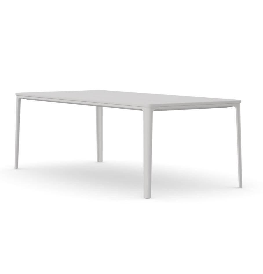 Esstisch Plate Dining Table Material Mitteldichte Holzfaser Weiß von Vitra