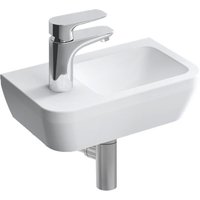 Handwaschbecken-Set 37x22 cm, Hahnloch links + Siphon (7090-003-0028-SET) - Vitra von Vitra