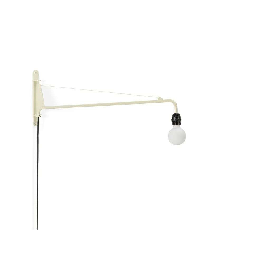 Vitra - Petite Potence Wandleuchte Prouvé Blanc Colombe von Vitra