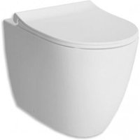 Randlose Bodenvase aus mattweißer Keramik – Vitra Sento - Mit Toilettensitze von Vitra