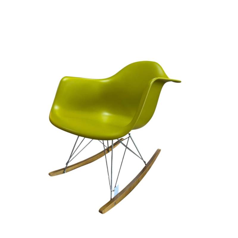 Schaukelstuhl Eames Plastic Armchair RAR Schale Polypropylen Senf Gelb Gestell V... Schaukelstuhl Eames Plastic Armchair RAR Schale Polypropylen Senf Gelb Gestell V... von Vitra
