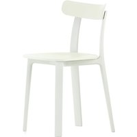 Vitra - All Plastic Chair, weiß, Kunststoffgleiter von Vitra