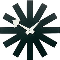 Vitra - Asterisk Clock, schwarz von Vitra