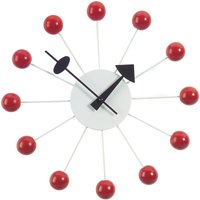 Vitra - Ball Clock, rot von Vitra