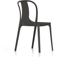 Vitra - Belleville Chair Plastic, tiefschwarz / tiefschwarz von Vitra