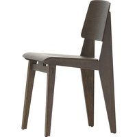 Vitra - Chaise Tout Bois Stuhl, Eiche dunkel, Filzgleiter von Vitra