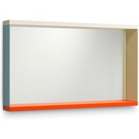 Vitra - Colour Frame Spiegel, medium, blau / orange von Vitra