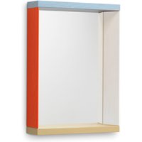 Vitra - Colour Frame Spiegel, small, blau / orange von Vitra