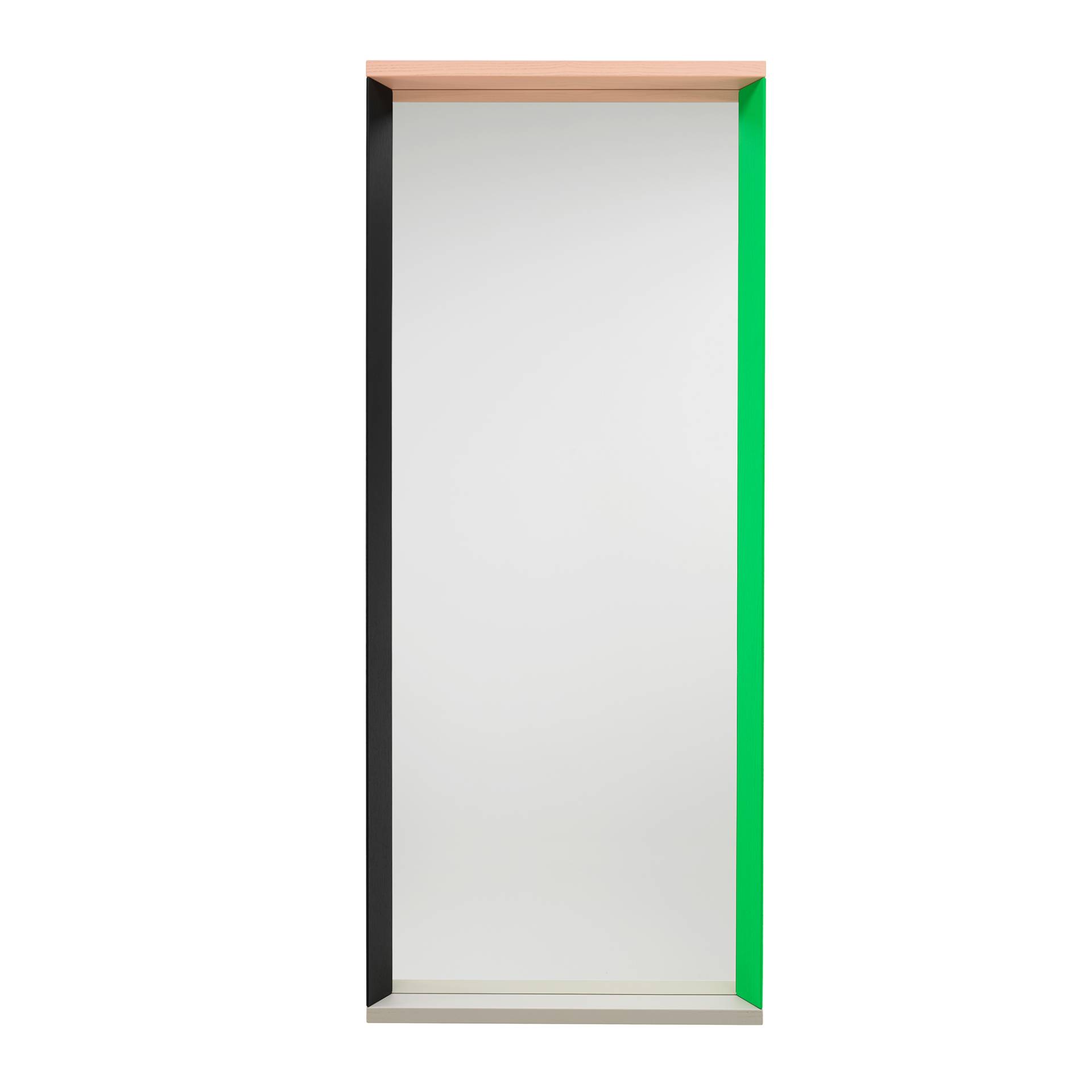 Vitra - Colour Frame Spiegel L - grün, pink/BxHxT 58x140x7,5cm/inkl. Wandhalterung von Vitra