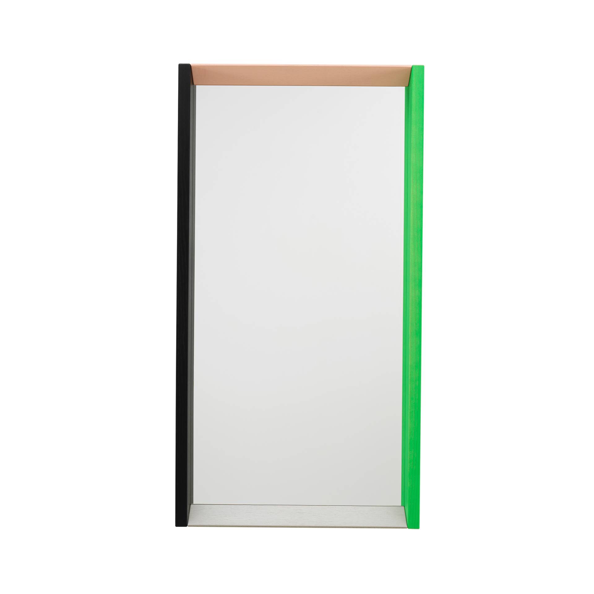 Vitra - Colour Frame Spiegel M - grün, pink/BxHxT 91x48x7,5cm/inkl. Wandhalterung von Vitra