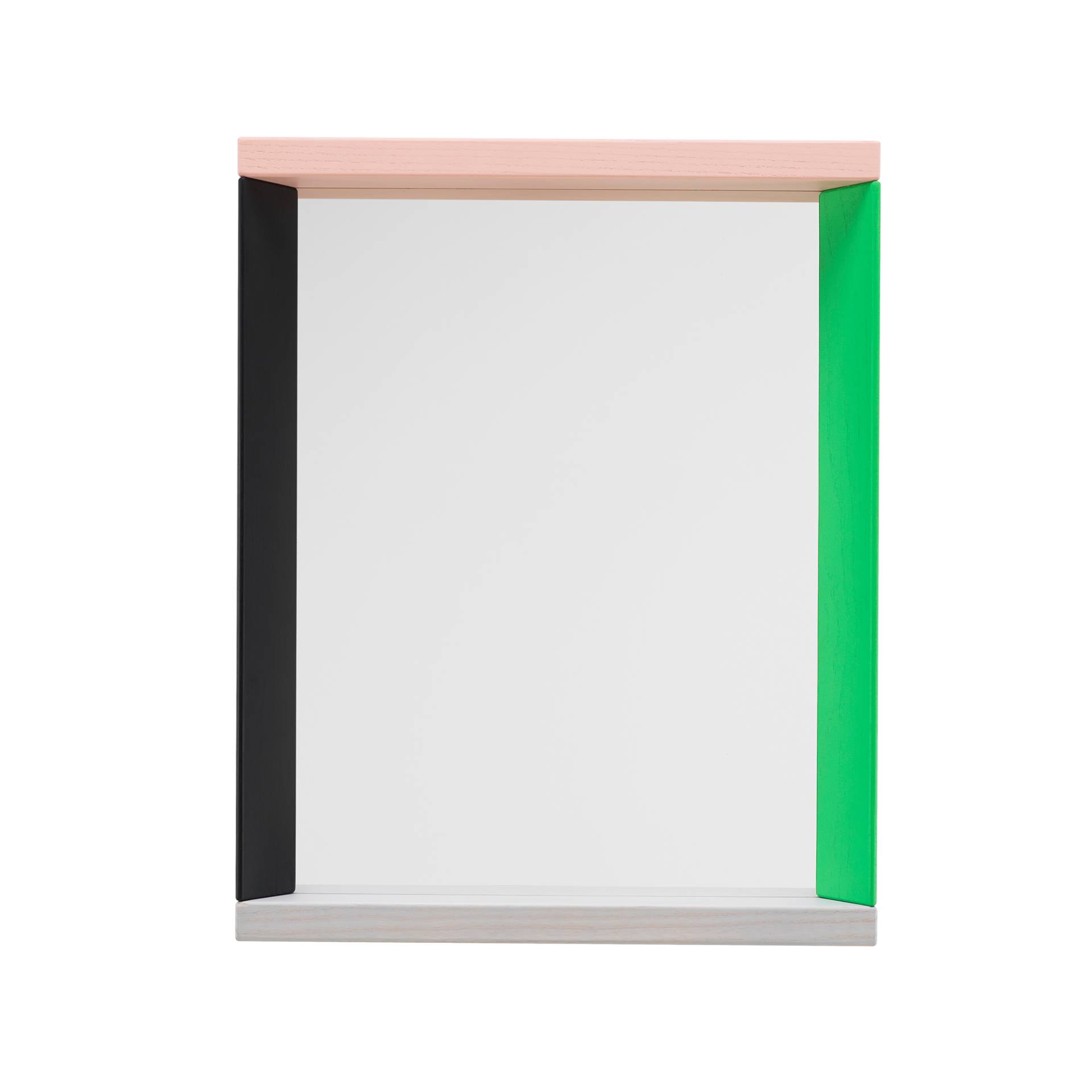 Vitra - Colour Frame Spiegel S - grün, pink/BxHxT 38,5x48x7,5cm/inkl. Wandhalterung von Vitra