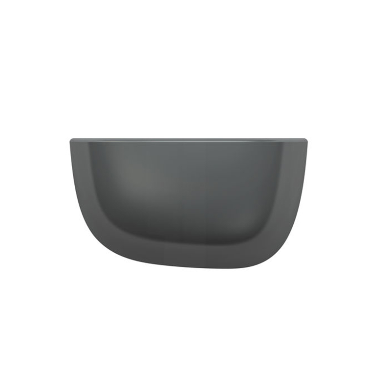 Vitra - Corniches Wandregal S - dunkelgrau/glänzend/LxBxH 21x4,4x11,6cm von Vitra